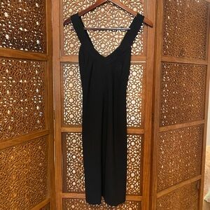 🚺 Boston Proper black v-neck dress